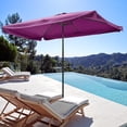 thumbnail image 1 of Yescom Metal Patio Umbrella 6 Ribs Sunshade Table Umbrella Tilt Hand Crank, 1 of 11