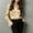 Beige, variant on WRFWUL Womens Satin Long Bell Sleeve Shirts Ruffle Collar Button Down Blouse Elegant Silky Office Work Trendy Solid Top