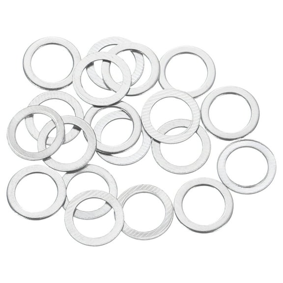 Uxcell 20 Pcs M4 Flat Washer, 4x6x0.3mm 304 Stainless Steel Flat Spacers