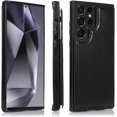thumbnail image 6 of Design for Galaxy S24 Ultra Case with Credit Card Holder Slot PU Leather Wallet Phone Cases Stand Kickstand Durable Shockproof Protective Cover for Samsung S24U Women Men 6.8 inch Black, 6 of 14