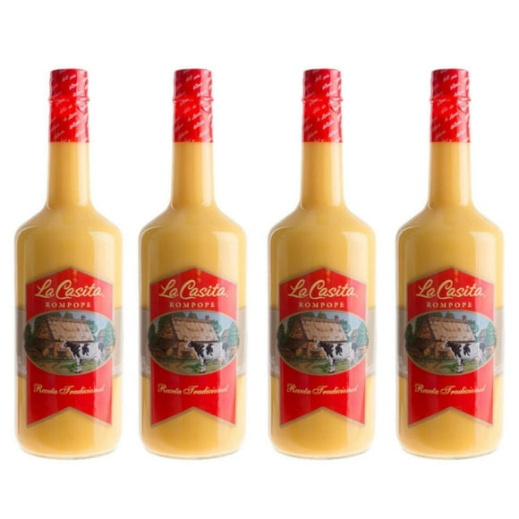 Pack de 4 Rompope La Casita 1 L