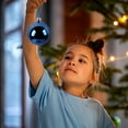 thumbnail image 3 of 44Pcs Blue & Silver Christmas Ornaments Set - Shatterproof Glitter Snowflake Balls for Xmas Tree, Wreath & Wedding Decor (12 Large & 32 Mini), 3 of 9