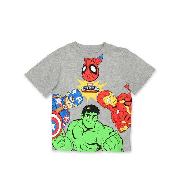 Marvel Super Hero Adventures Boys Short Sleeve T-Shirt Tee M5H002ALYT