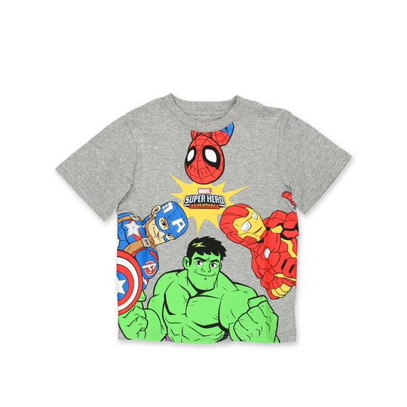 Marvel Super Hero Adventures Boys Short Sleeve T-Shirt Tee M5H002ALYT