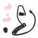 thumbnail image 4 of Tubo acústico de repuesto ergonómico con bobina acústica y auriculares para radios Motorola (color rosa), 4 of 14