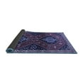 thumbnail image 2 of Ahgly Company Indoor Square Persian Blue Traditional Area Rugs, 3' Square, 2 of 4