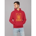 thumbnail image 2 of Radiant Churro Art Deco Style Graphic Design Men's Hoodie, 2 of 4