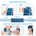 thumbnail image 4 of QASIEATN Relaxed Fit Neckerchief for Women Summer Artifact Cool Sensation Scarf Prevention and Scarf Cold Neck Scarf Fall Fashion Accessories, 4 of 7