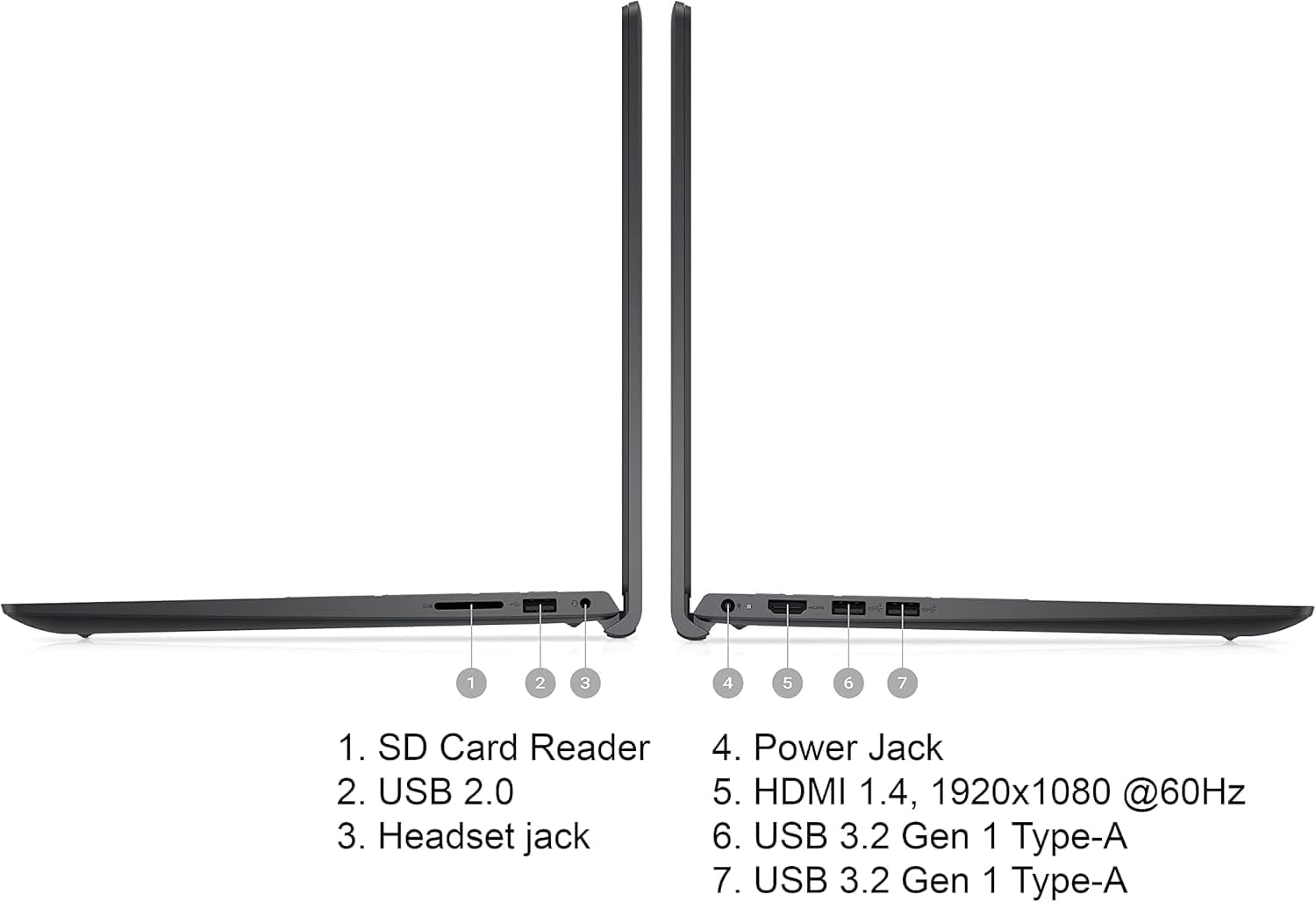 Dell 2024 Inspiron 15 Laptop, Free Microsoft Lifetime Office 2024 & Win 11 Pro, 15.6" FHD 1920 x 1080, Intel 6-Core i3-1215U Upto 4.4 GHz,16GB RAM, 256GB PCIe SSD,Webcam, Long Battery Life, Black