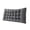 Grey, variant on OIUR Headboard Pillow Headboard Backrest with Elastic Strap Bed Waist Support Cushion Daybed Bolster for Dorm Bedroom Sitting Reading