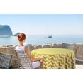 thumbnail image 2 of Vargottam Indoor/OutdoorRoundTablecloth 58 InchRoundTablecloth Waterproof PatioTableCloths,Spring/SummerTableCovers For Backyard CircularTable/Bbqs/Picnic -Yellow, 2 of 8