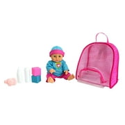 My Sweet Love Toys 10.5IN Backpack Baby with Accessories Blue Outfit