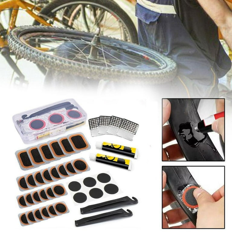 Bike Wheel How To Fix Bicycle Flat Tire Repair Kit How To Fix Flat