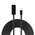 thumbnail image 7 of Simyoung Mini DisplayPort to HDMI Cable Mini DP to HDMI DP 6 Feet Thunderbolt Port Compatible MacBook Air/Pro, Microsoft Surface Pro/Dock, Monitor Project Video Black, 7 of 7