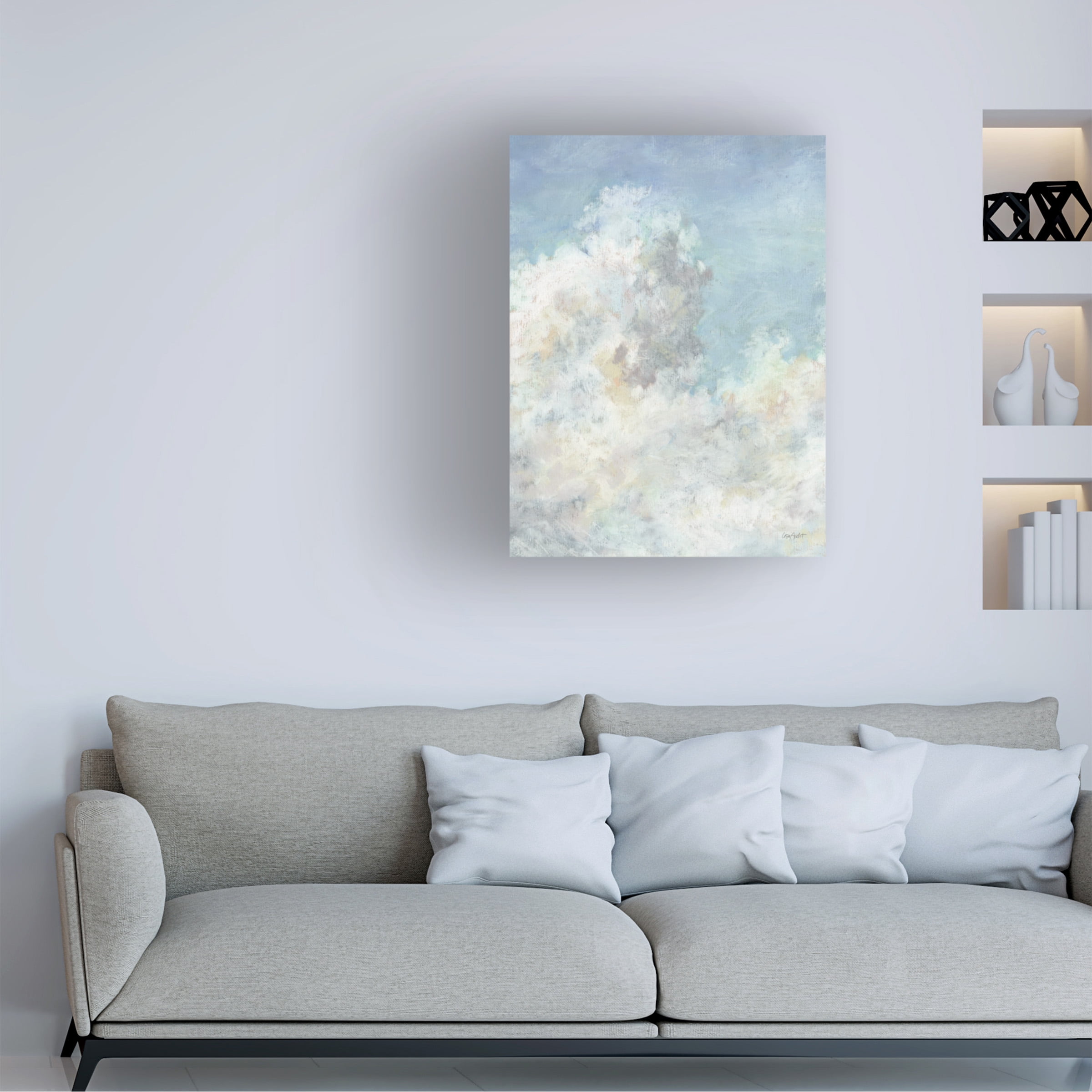 Lisa Audit 'Heavenly Blue 05' Canvas Art