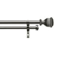 thumbnail image 2 of Exclusive Home Contemporary, Modern Matte Square Adjustable Double Curtain Rods Set, 36 in - 72 in, 2 of 8