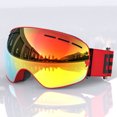 thumbnail image 1 of Gafas de esquí con bastones para adultos, para hombres y mujeres, con revestimiento al vacío de color antivaho de doble capa, 1 of 5