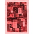thumbnail image 1 of Ahgly Company Indoor Rectangle Abstract Red Contemporary Area Rugs, 3' x 5', 1 of 4