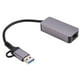 thumbnail image 3 of Adaptador Ethernet de 2,5 Gigabit Tipo C USB 3.0 A RJ45 LAN Tarjeta de Red de 2,5 G de Alta Velocidad de 2500 Mbps para NAS, Computadora Portátil y PC, 3 of 5