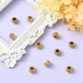 thumbnail image 2 of 10pcs Tibetan style Alloy Spacer Beads Rondelle Golden 6x8mm, 2 of 2