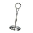 thumbnail image 3 of Abbracc Support de Numéro de Table en Acier Inoxydable pour Hôtel Doré Argenté 15cm, 3 of 8