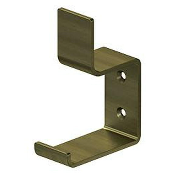 Deltana MH11U5 Heavy Duty, Modern Hook, 2-5/8" Projection in Antique Brass