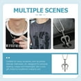 thumbnail image 2 of Niceauty mens choker necklace Titanium Steel 1Pack Dark Style Skin-friendly, 2 of 5