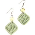 thumbnail image 1 of Pendientes de flores de ratán de terracota, pendientes colgantes bohemios llamativos tejidos a mano para mujeres y niñas, regalos de joyería, 1 of 1