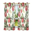 thumbnail image 6 of Yayeee Window Curtains Set of 2 for Living Room Light Filtering 63"x52", Apple Leaves Pattern, 6 of 7