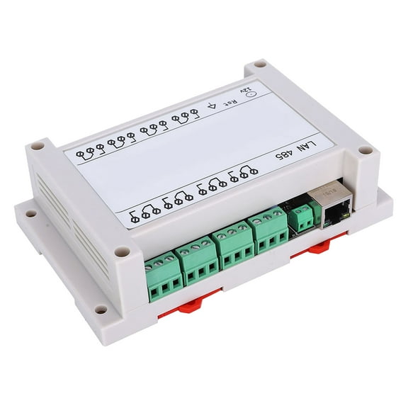 RJ45 TCP/IP Remote Controller Module 8‑Channel Relay Switch 250V/AC 10A (White)