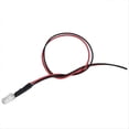 thumbnail image 2 of 100pcs lot 20cm Pre Wired 5mm LED Light Lamp Bulb Prewired Emitting C, 2 of 5