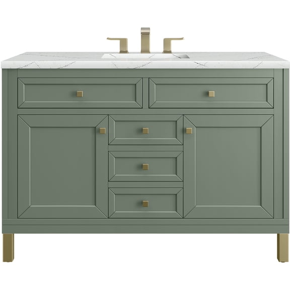 James Martin Vanities 503-V48-SC-3ENC Chicago 48" Free Standing Single Basin Vanity Set -