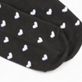 thumbnail image 2 of Women's Ankle Socks with Allover Heart Print and Soft Ribbed Cuff Trim - Multicolored-2, 2 of 7
