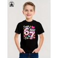 thumbnail image 4 of [Size Up Recomended] 67 Sixseven T-shirt for Kid,Boys and Girls Short Sleeve Crew Neck.Ideal Gift for Birthday,Size 3 Years-13 Years, 4 of 6