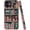 Floral Bookshelf Retro Pink, variant on Case Compatible with iPhone 11 Pro, Fall Prevention Bright Hybrid 2-Layer Hard Shell Phone Case for Girls Boys, Stained Glass Bloom Flower