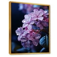 thumbnail image 2 of Designart "Lilac Charm In Moonlit Whispers II" Lilacs Floater Framed Canvas Prints, 2 of 5