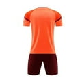 thumbnail image 4 of ZACPNCV Soccer Jerseys for Kids Boys Girls Youth for Sport Football Training Uniform Soccer Fans Shirt Gift Kit Set Orange 4-6 Years, 4 of 5