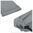thumbnail image 4 of Unique Bargains Velvet Lining Double Shoulder Drawstring Soft Badminton Racquet Cover Bag Pouch, Grey, 4 of 6