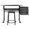 thumbnail image 2 of SAFAVIEH Harvard Writing Desk Black / White, 2 of 6