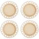 thumbnail image 1 of Posavasos de ratán hechos a mano para decoración de habitación, posavasos bohemios para decoración de sala de estar, posavasos de bambú para decoración de ratán, 1 of 5