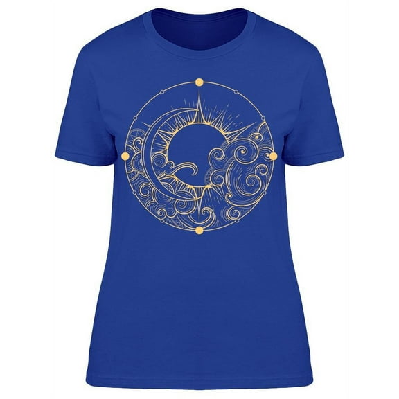 Sun And Moon T-Shirt Women -Image by Shutterstock, Female 3X-Large