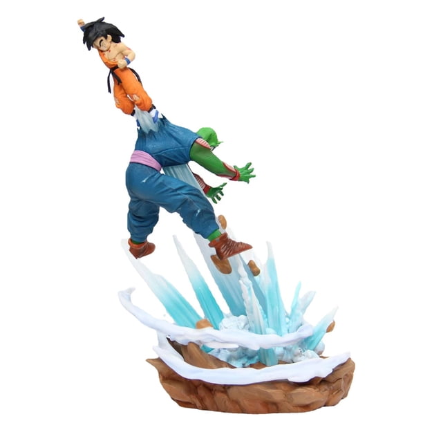 Figura de Anime de Dragon Ball Z, Son Goku, Piccolo, SKY Duel de 20cm con luz, colección de muñecos de PVC, estatua, juguetes, regalos para niñosCHINA Gong Bohan LED