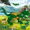 thumbnail image 7 of EastVita PreFilled Easter Eggs with Dinosaur Building Blocks for Easter Basket Stuffers, Easter Party Favors, Easter Egg Hunt, Science STEM Gift, Classroom Events 6 Pcs, 7 of 7