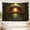 B, variant on XaaKee Tapestry Wall Hanging, Mossy Stone Library Forest, High-Quality Polyester Bedroom Tapestry, 60x40Inch