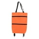 thumbnail image 4 of Bolsa de compras con ruedas, cesta de comida reutilizable, bolsa de supermercado portátil naranja, 4 of 9