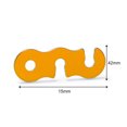 thumbnail image 3 of Hebilla De Cuerda De Cuerda Cuerda Cuerda Hebilla Camping 10 Uds. Tensores ajustables tipo S para tienda de campaña con hebilla de cuerda (naranja), 3 of 4