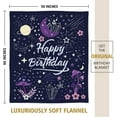 thumbnail image 3 of Birthday Gifts for Women or Men, Happy Birthday Gifts Blanket, Best Birthday Gift Ideas for Her, Friend, Daughter, Mom, Wife, Aunt, Sister, Happy Birthday Decorations Blanket 50"X60", 3 of 6