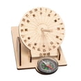 thumbnail image 3 of Reloj de sol Modelo Decoraciones Montessori Juguete educativo, Modelo científico Montaje DIY Reloj de sol ecuatorial para exteriores Hogar Niños Niños Hugo juguetes de reloj de sol, 3 of 9