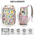 thumbnail image 3 of Travel Cooler Bag - Floral Pattern Camping Beer Cooler Backpack with Bottle Opener- Waterproof Insulated Picnic Backpacks - Cooler Bag for Beach, 3 of 6