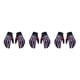 thumbnail image 4 of Qarigey Guantes de otoño invierno para motocicleta ciclismo impermeables y duraderos transpirables esqueleto guantes de montar rosa L Type1 NO1, 4 of 6